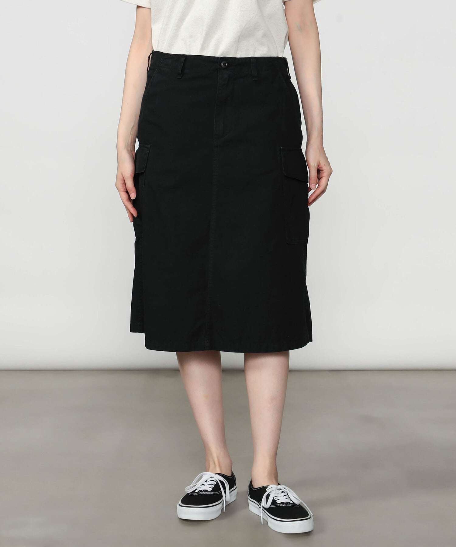 【SALE／30%OFF】Bshop orSlow ｜ ＜別注＞ARMY SKIRT BLACK WOMEN ビショップ スカート その他のスカート ブラック【送料無料】
