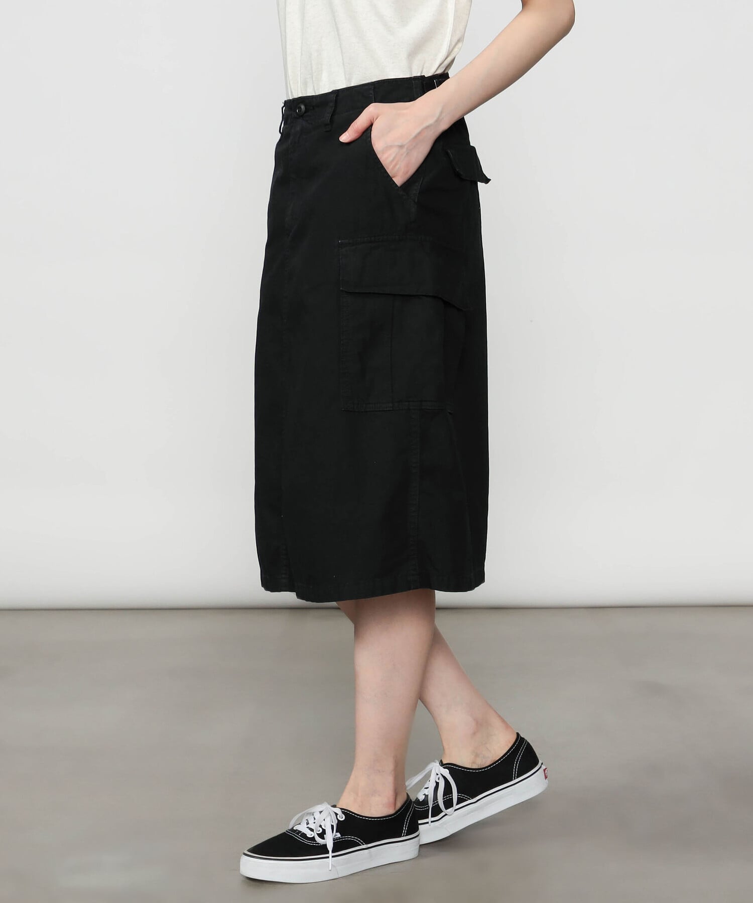 Bshop orSlow ｜ ＜別注＞ARMY SKIRT BLACK WOMEN ビショップ スカート その他のスカート ブラック