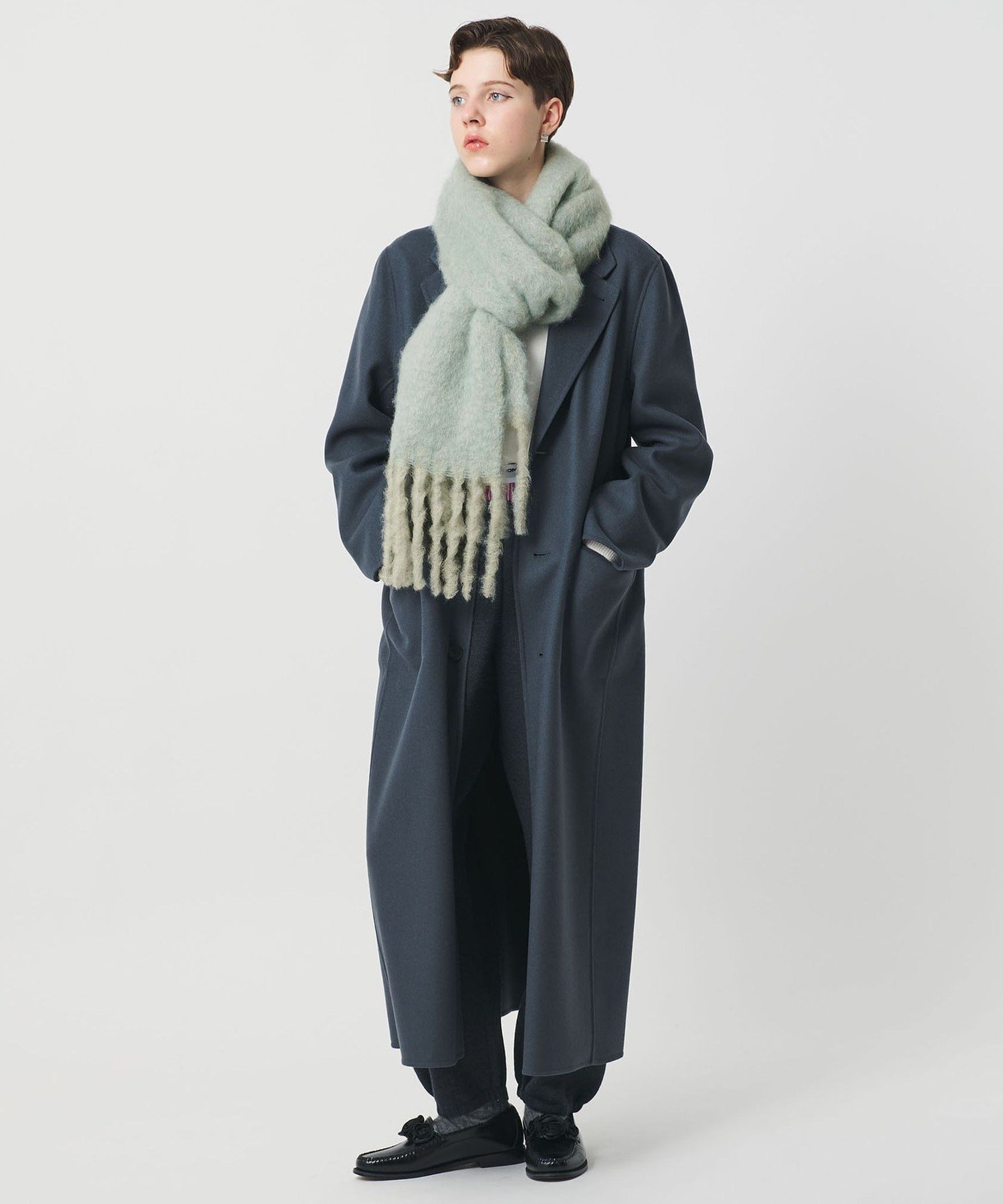 【SALE／50%OFF】BEAUTY&YOUTH UNITED ARROWS ＜H＞モヘヤ マフラー ユナイテッドアローズ アウトレット 福袋・ギフト・その他 その他 ブラウン ブルー【送料無料】 stylife-15708533 Rakuten Fashion サンプル画像3
