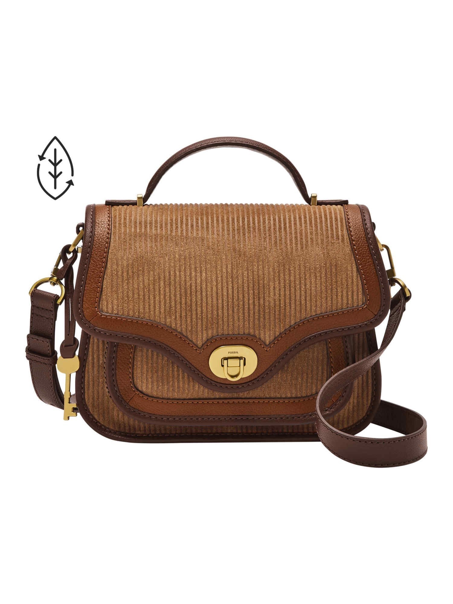 【SALE／50 OFF】FOSSIL FOSSIL/(W)FOSSIL HERITAGE CROSS BODY ZB1816249 フォッシル バッグ ボディバッグ ウエストポーチ ブラウン【送料無料】