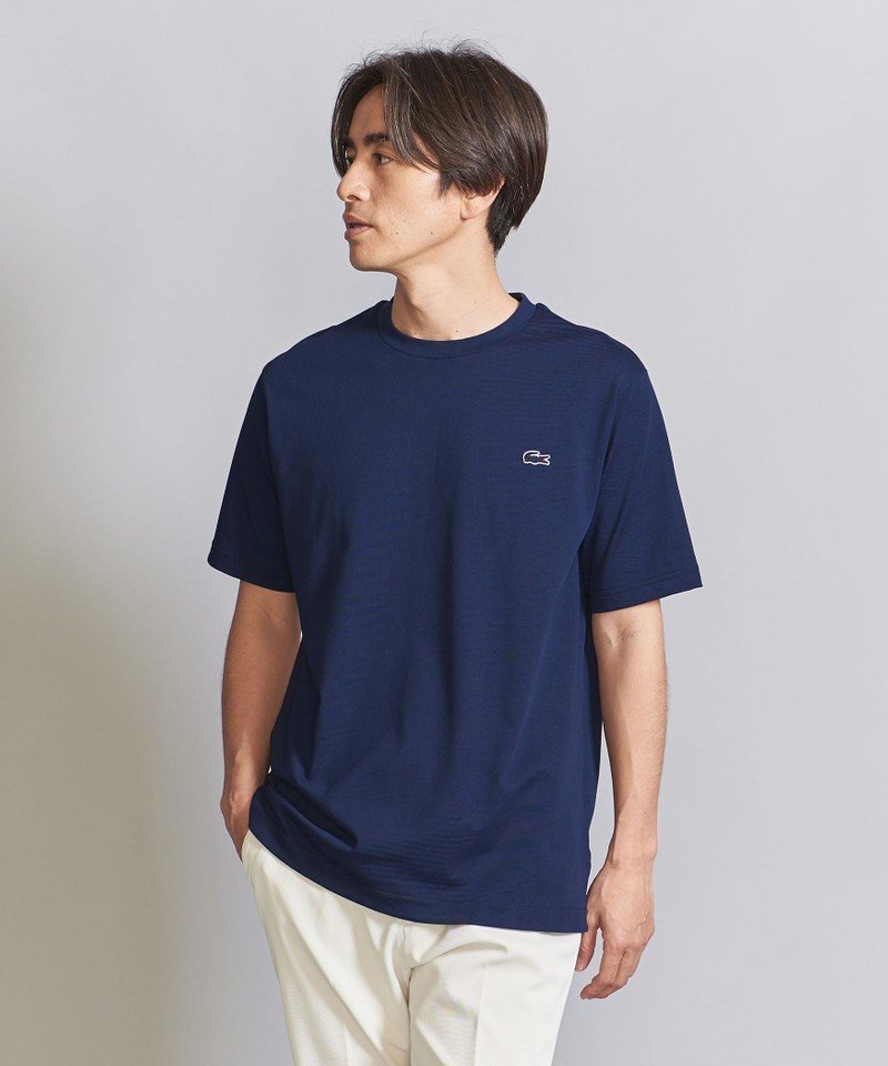 BEAUTY & YOUTH UNITED ARROWS ＜LACOSTE＞ 1POINT LOGO TEE/Tシャツ ビューティ＆ユース ユナイテッドアローズ トップス カットソー・Tシャツ ネイビー ホワイト ブラック【送料無料】のサムネイル