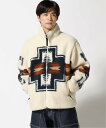 ペンドルトン ボアジャケット メンズ PENDLETON (M)PENDLETON/ペンドルトン Boa Stand Blouson ジャックローズ ジャケット・アウター ブルゾン・ジャンパー ベージュ ブラック【送料無料】