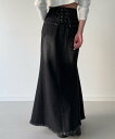 【SALE/65%OFF】JUNOAH バックレースデニムマーメイドスカート ジュノア スカート ロング・マキシスカート グレー ブラック ブルー