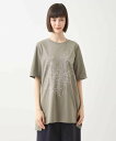 HIROKO BIS ステッチ刺繍デザインチュニックTシャツ /洗える ヒロコ ビス ワンピース・ドレス チュニック カーキグリーン ブルー ブラック【送料無料...