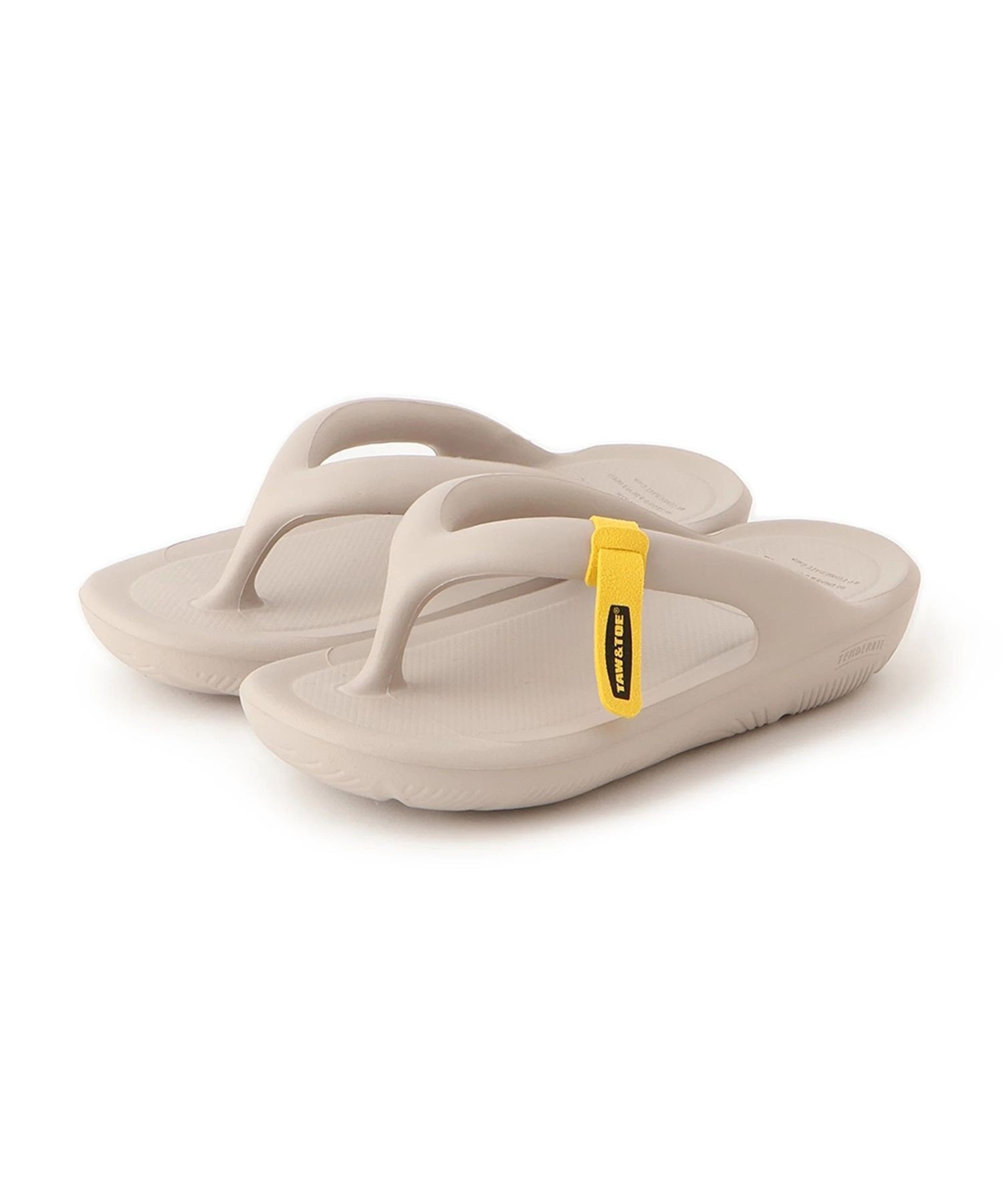 ADAM ET ROPE' FEMME 【TAW&TOE(トーアンドトー)】ZEROVITY Flip Flop OG アダムエロペ シューズ・靴 サンダル ホワイト ピンク ブラック【送料無料】
