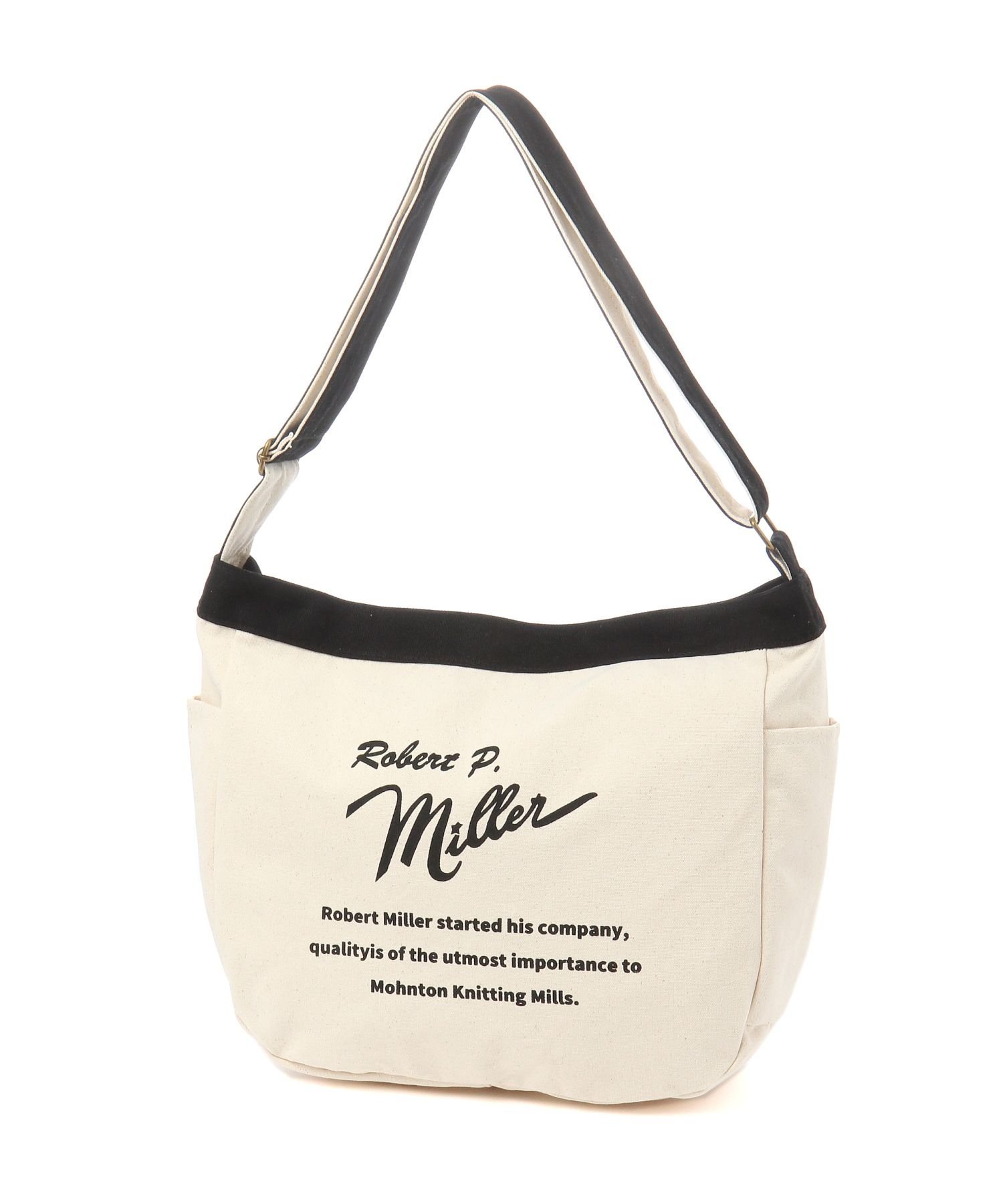 BAYFLOW 【MILLER×BAYFLOW】ニュースペーパーバッグ ベイフロー バッグ ショルダーバッグ ブラック ブラウン