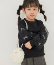 【SALE/50%OFF】ROPE' PICNIC KIDS 【KIDS】リボンスリーブプルオーバー/セットアップ対応 ロペピクニック トップス スウェット・ト...