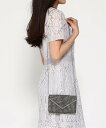 【SALE/61%OFF】styiro styiro/ストーンメッシュレタークラッチ イストワール バッグ クラッチバッグ ブラック