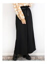 【SALE/56%OFF】dazzlin ウエストリボン付ワイドパンツ ダズリン パンツ/ジーンズ パンツその他 ブラック ピンク