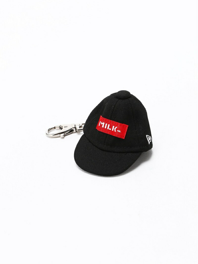 MILKFED. MF NEWERA KEYCHAIN ミルクフェド ファッション雑貨 チャーム・キーチェーン ブラック ネイビー レッド