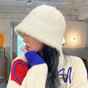 【SALE/40%OFF】miniministore バケットハット 防寒帽子 秋冬 韓国 ミニミニストア 帽子 ハット ピンク ブラウン ホワイト ブラック