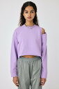 【SALE/60%OFF】MOUSSY SHOULDER CUT CROPPED トップス マウジー トップス スウェット・トレーナー ブラック パープル グレ...