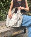 CIAOPANIC TYPY 新色登場!!【MumME】ジャガードテープキルティングスクエアトートBAG チャオパニックティピー バッグ トートバッグ ホワイト...