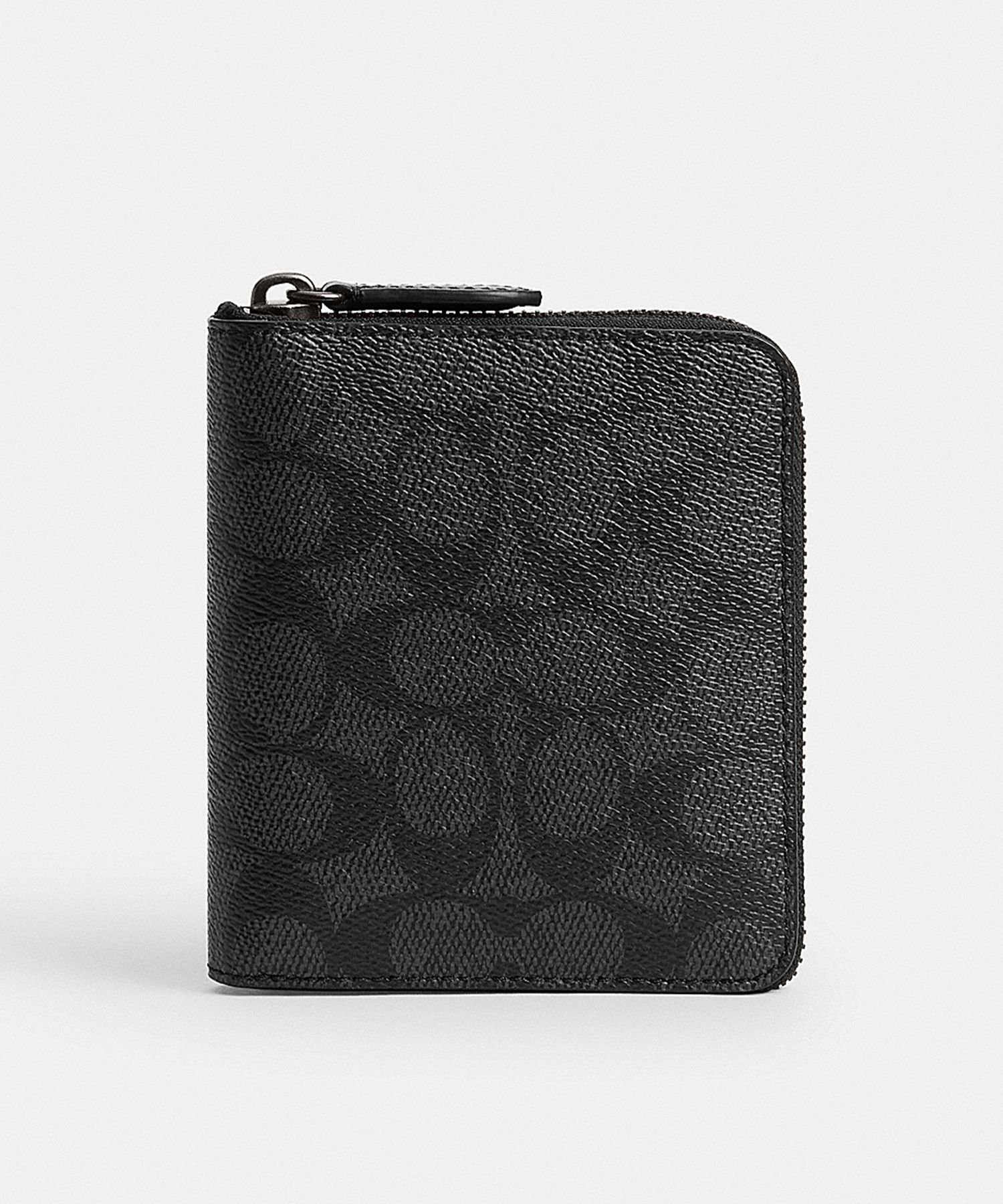 COACH 【公式】ジップ アラウンド コイン ウォレット・シグネチャー キャンバス コーチ 財布・ポーチ・ケース 財布 ブラック【送料無料】のサムネイル