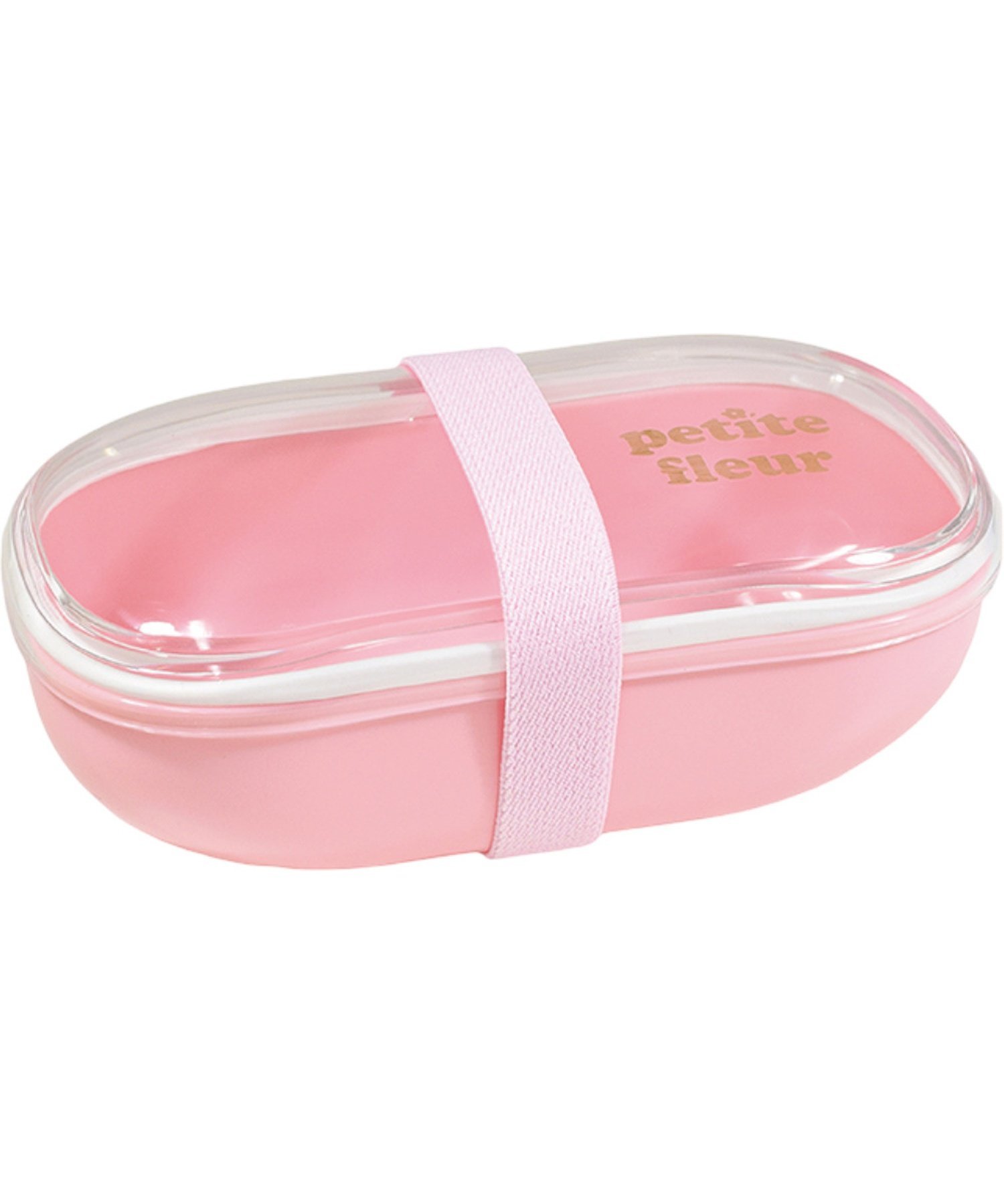 BACKYARD FAMILY プチフルール オーバル1段ランチ ローラ 食器・調理器具・キッチン用品 弁当箱・ランチボックス ピンク ブルー