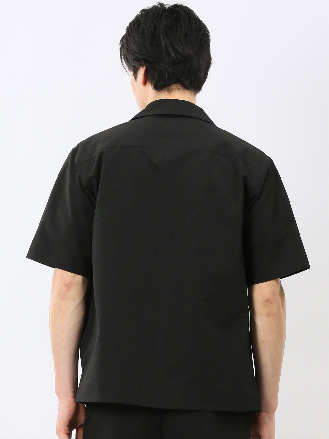 【SALE／10%OFF】TAKA-Q 軽量 ドライ サッカー オープンカラー 半袖 シャツ(セットアップ可能) タカキュー トップス シャツ・ブラウス【送料無料】