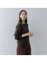 【SALE/50%OFF】collex ラクーンシルクニットプルオーバー コレックス トップス ニット ベージュ ブラウン【送料無料】