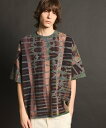 MAISON SPECIAL Hand Tie-Dye Prime-Over Crew Neck T-Shirt ]XyV gbvX Jbg\[ETVc O[ ubN zCg lCr[yz