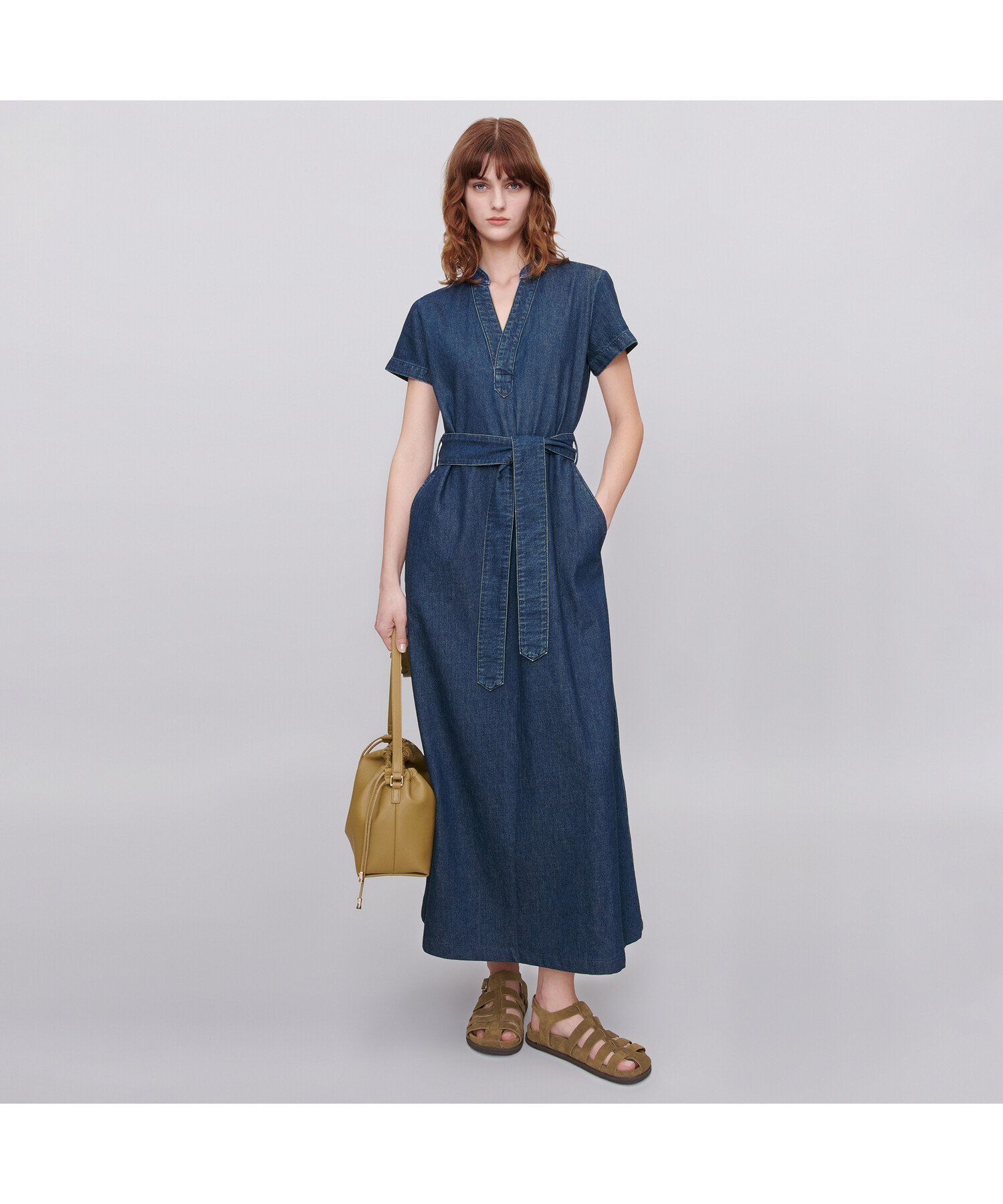 【SALE／50%OFF】A.P.C. Annelie ワンピース アー・ぺー・セー ワンピース・ドレス ワンピース ブルー【送料無料】