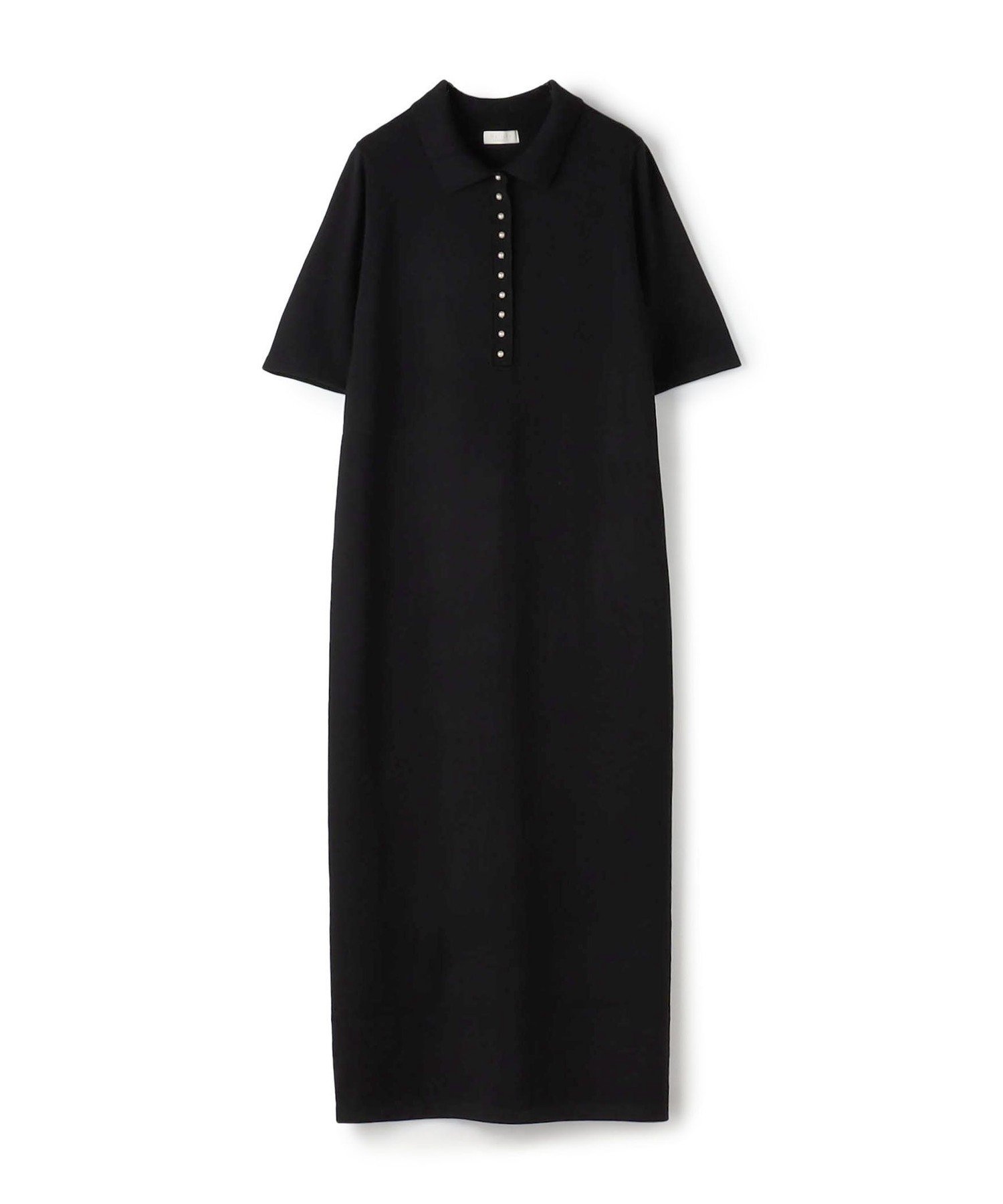 Ballsey ウールポリエステルパールコンビ ポロロングワンピース トゥモローランド ワンピース・ドレス ワンピース ホワイト ブラック【送料無料】のサムネイル