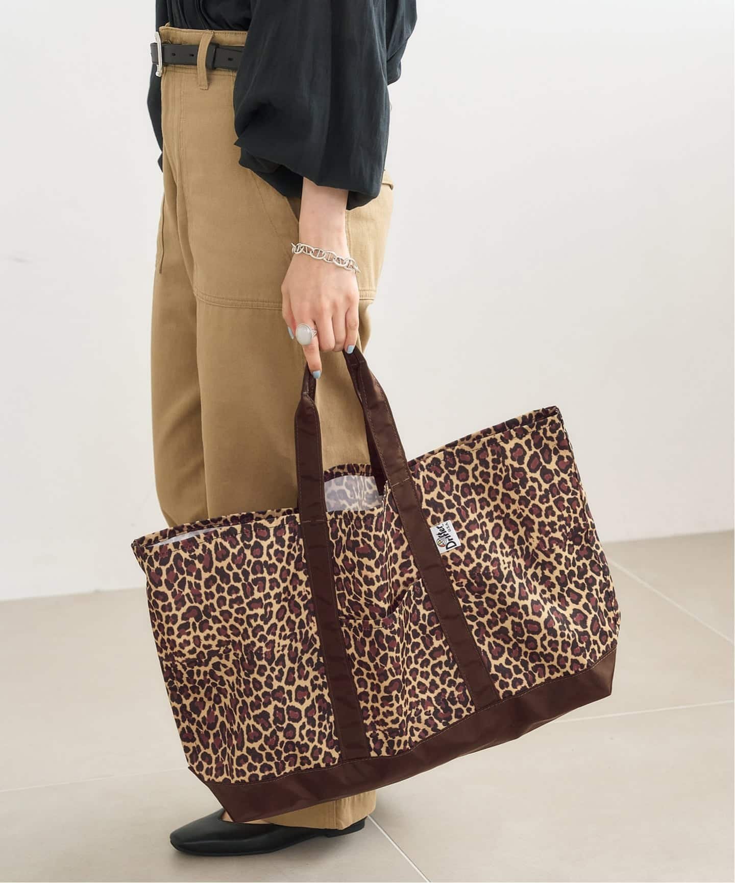 LE TALON Drifter/ドリフター 別注 BUCKEYE TOTE ルタロン バッグ トートバッグ ブラウン ベージュ