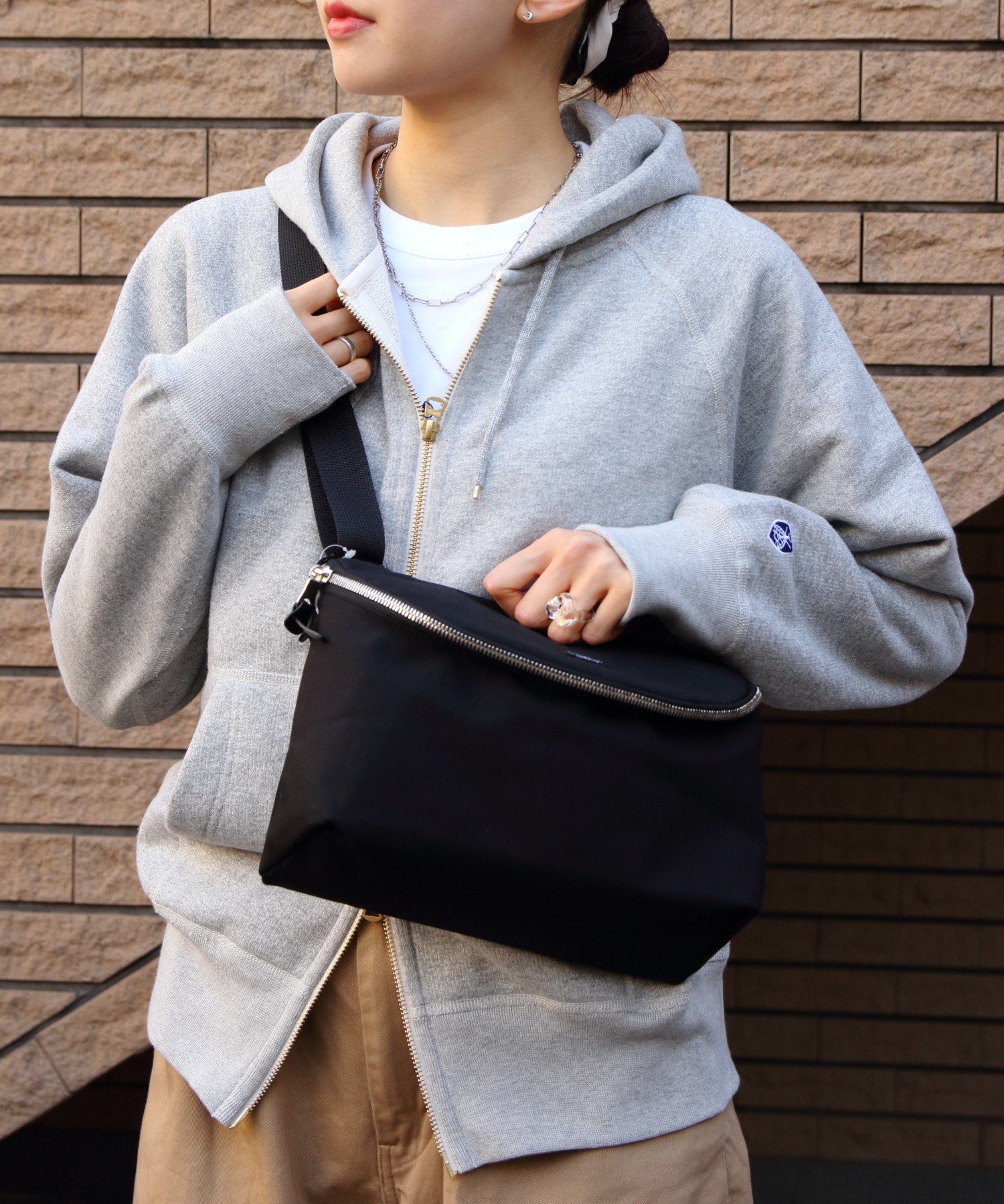 STANDARD SUPPLY STANDARD SUPPLY/(U)PELICAN SHOULDER 【SIMPLICITY】 ステップス バッグ ショルダーバッグ ブラック グレー【送料無料】