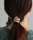 【SALE/10%OFF】colleca la 3ラインラップメタルヘアカフ/ヘアフック コレカラ ヘアアクセサリー その他のヘアアクセサリー シルバー ゴールド
