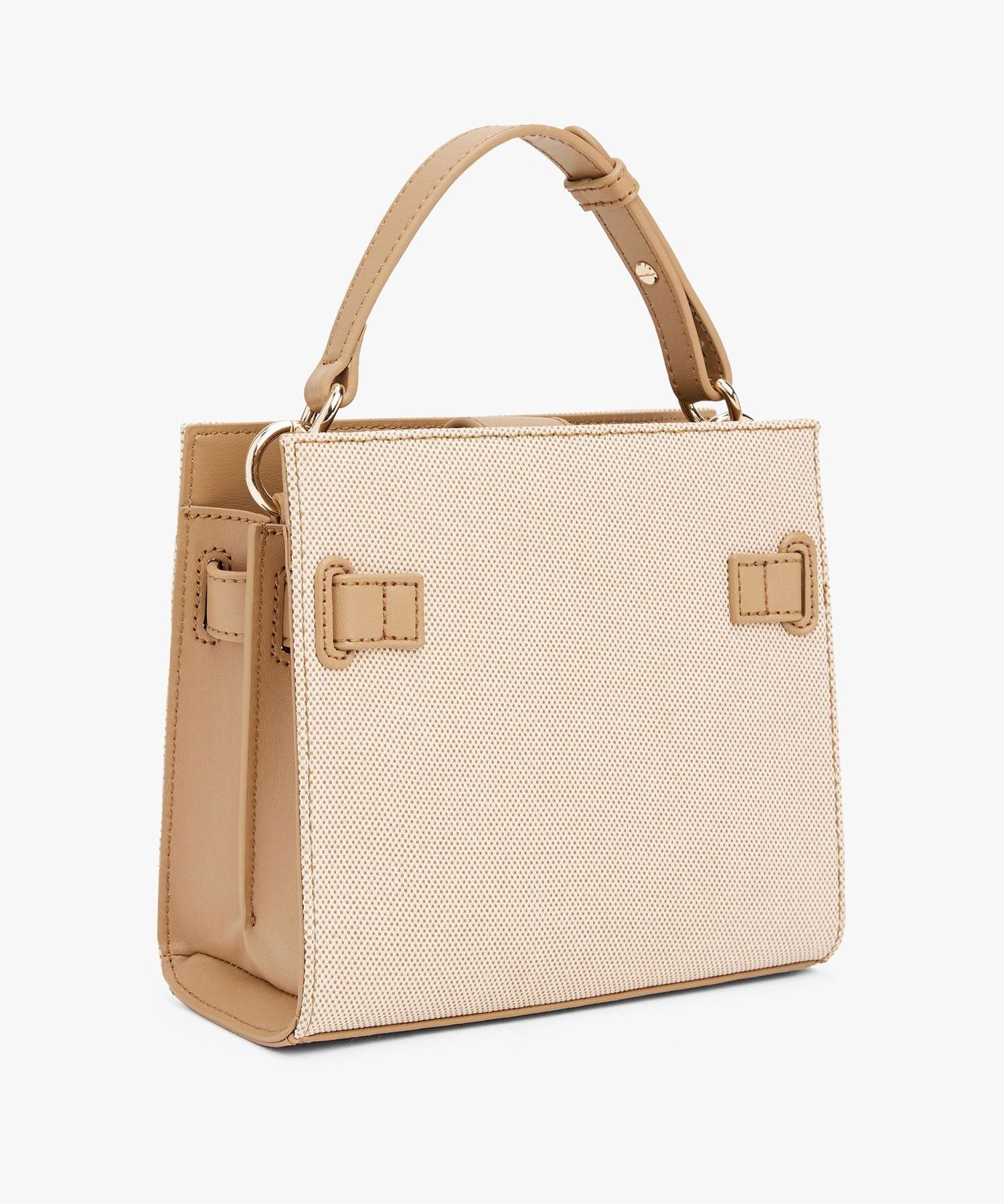 TOMMY HILFIGER ヘリテージミニサッチェルキャンバスバッグ トミーヒルフィガー バッグ その他のバッグ ベージュ【送料無料】