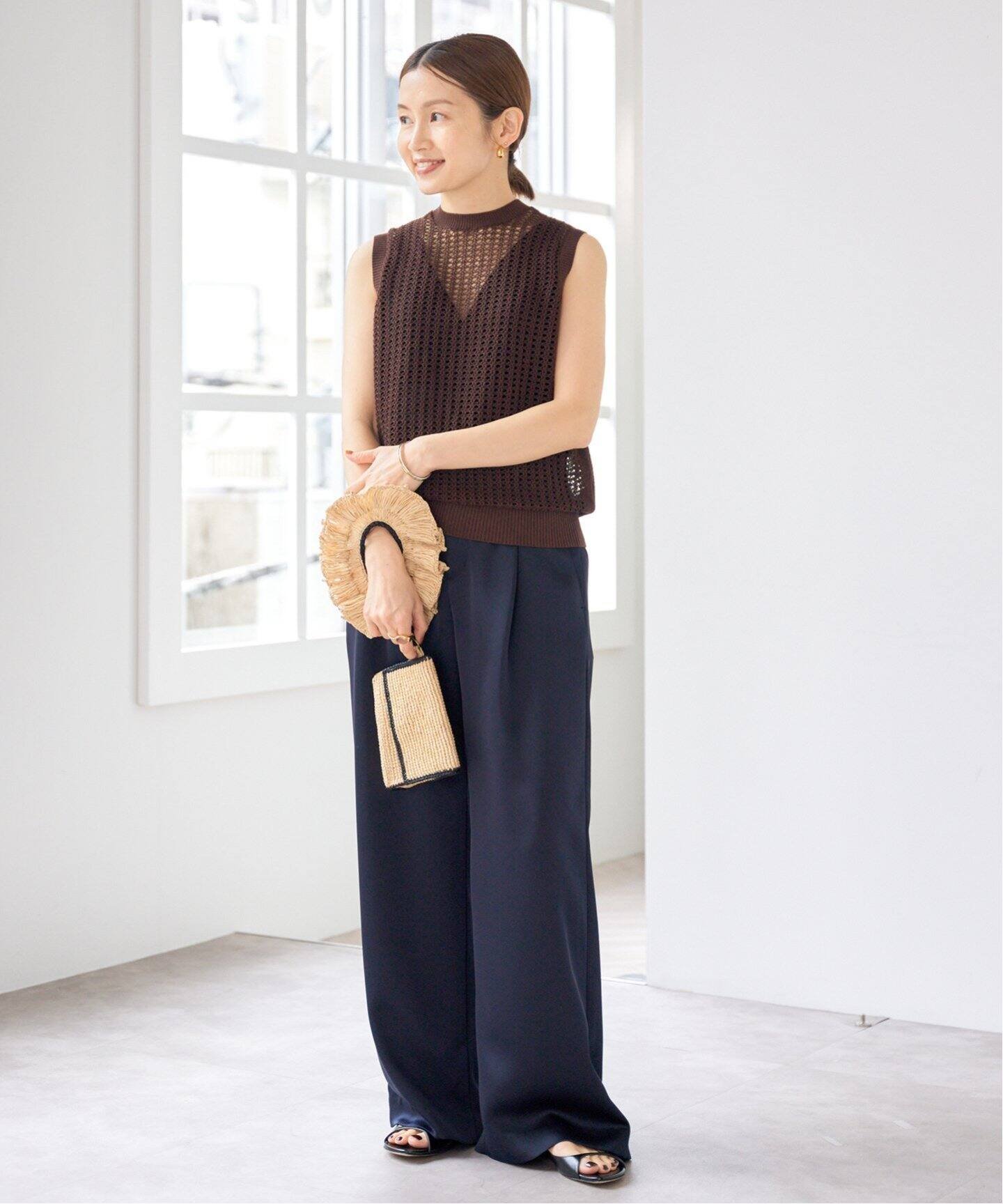 【SALE／30%OFF】EMILY WEEK 【EMILY WEEK * IENA】コットンスムース ブラキャミソール エミリーウィーク インナー・ルームウェア その他のインナー・ルームウェア ブラック カーキグリーン【送料無料】