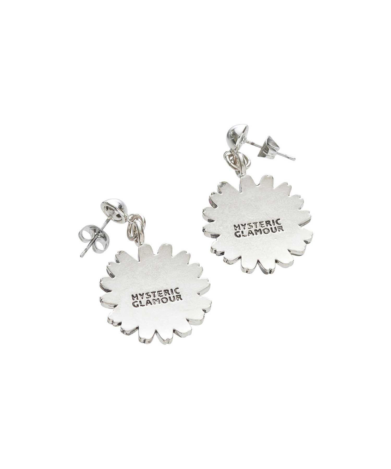HYSTERIC GLAMOUR FLOWER POWER ピアス ヒステリックグラマー アクセサリー・腕時計 ピアス シルバー【送料無料】