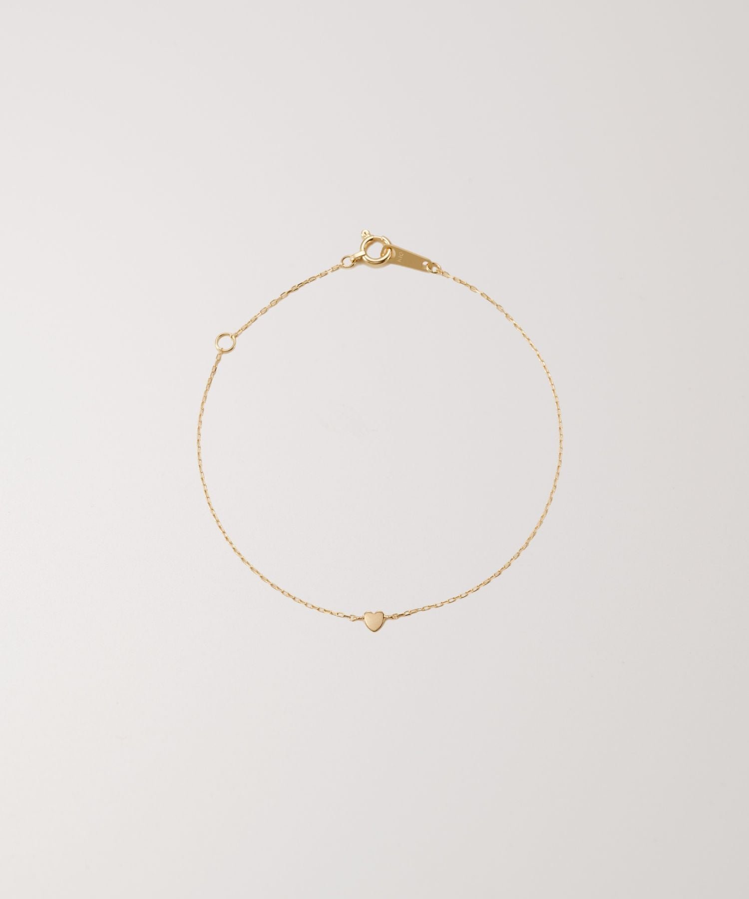 【SALE／20%OFF】PAS TIERRA 【K10】ハートブレスレット パティエラ アクセサリー・腕時計 ブレスレット・バングル ゴールド【送料無料】