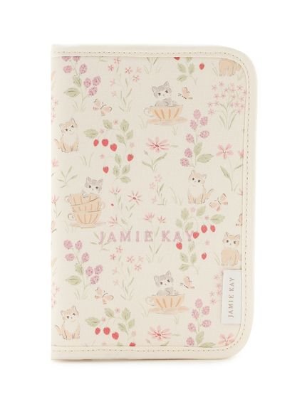 JAMIE KAY 母子手帳ケースS ジェイミーケイ マタニティウェア・ベビー用品 マザーズバッグ・おむつポーチ ホワイト