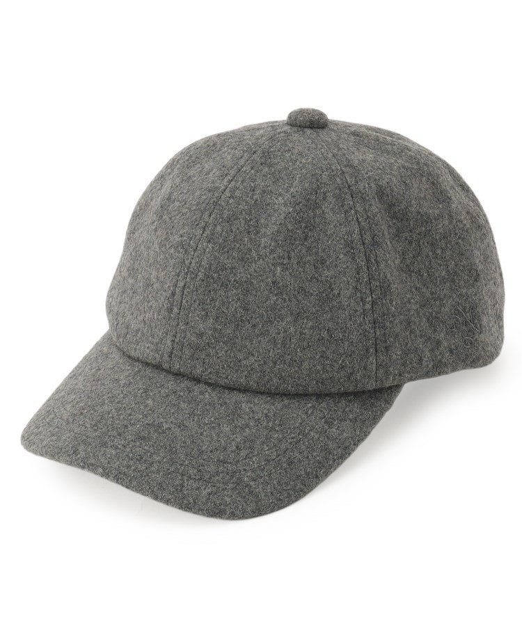 【SALE／60%OFF】Dessin 【ユニセックス】メルトンキャップ デッサン 帽子 キャップ ネイビー グレー ブラック