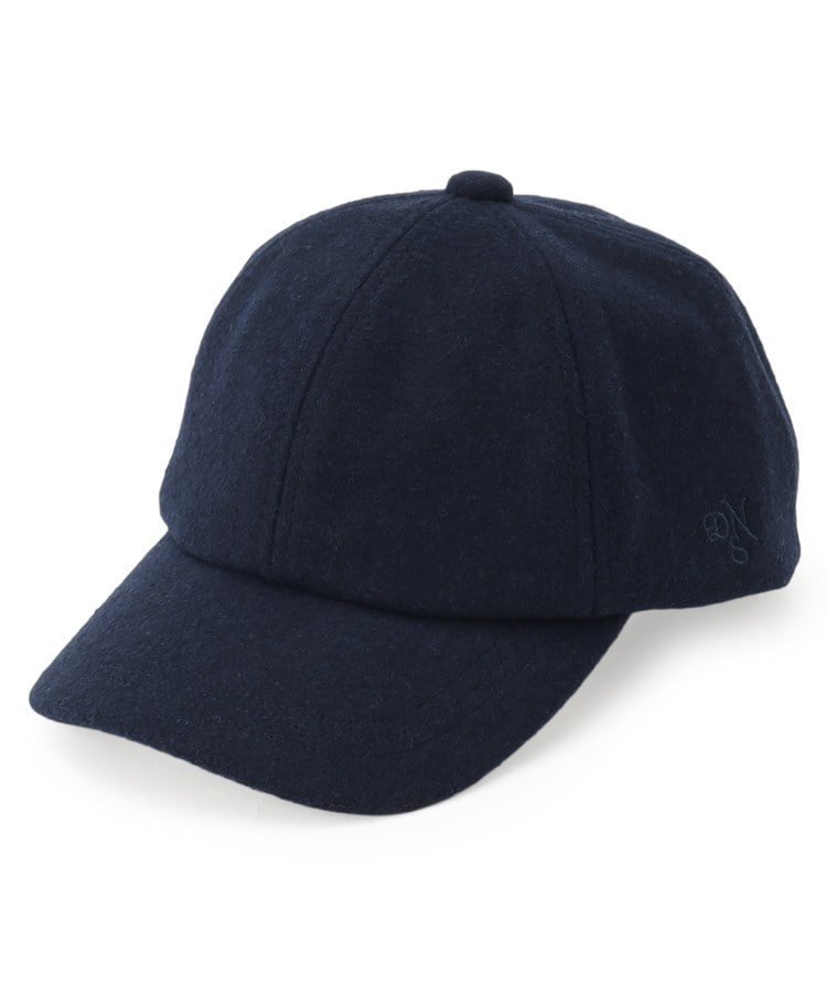 【SALE／60%OFF】Dessin 【ユニセックス】メルトンキャップ デッサン 帽子 キャップ ネイビー グレー ブラック