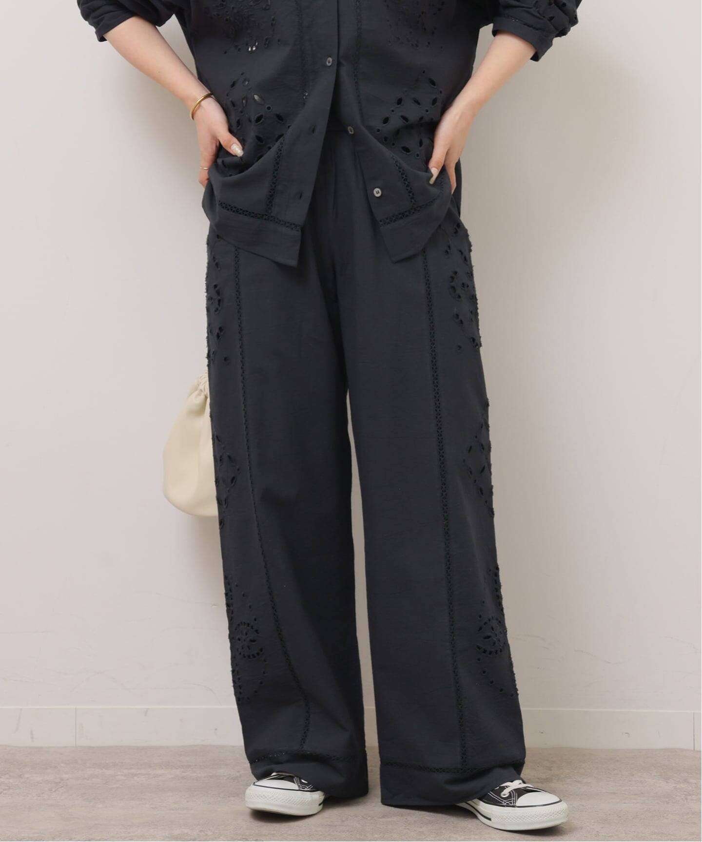 楽天市場】カットワーク（パンツ｜ボトムス）：レディースファッション