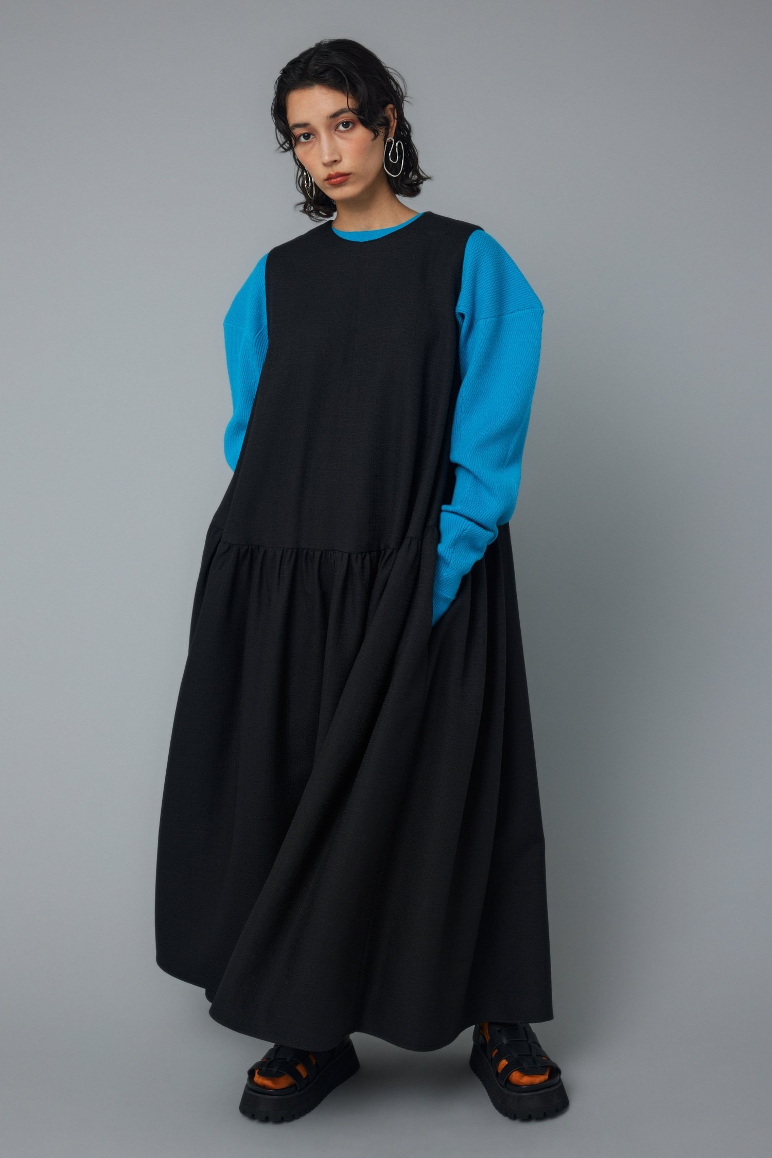 ySALE^30%OFFzHeRIN.CYE Volume maxi dress whbgTC s[XEhX s[X ubN O[yz