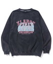 XLARGE EST 1991 BLEACHED CREWNECK SWEATSHIRT スウェット XLARGE エクストララージ トップス スウェット トレーナー ブラック レッド ネイビー【送料無料】