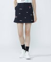 PEARLY GATES Peサッカーストライプスカート パーリーゲイツ スカート その他のスカート ホワイト ネイビー【送料無料】