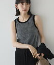 【SALE/45%OFF】AMERICAN HOLIC 配色ベロアタンクトップ アメリカン ホリック インナー・ルームウェア その他のインナー・ルームウェア グ...