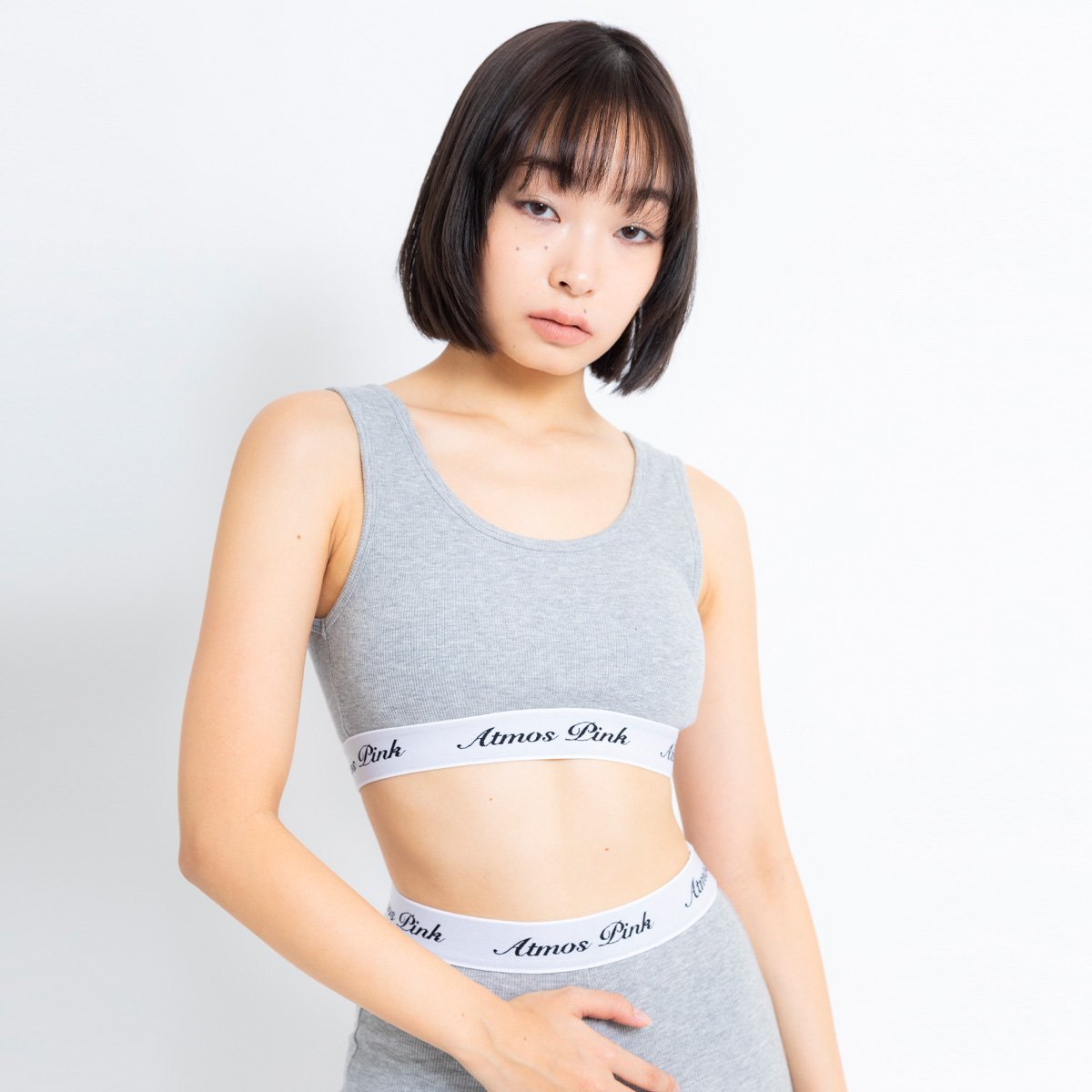 atmos pink atmos pink Basic inner wear GRAY アトモス トップス ノースリーブ・タンクトップ グレー【送料無料】
