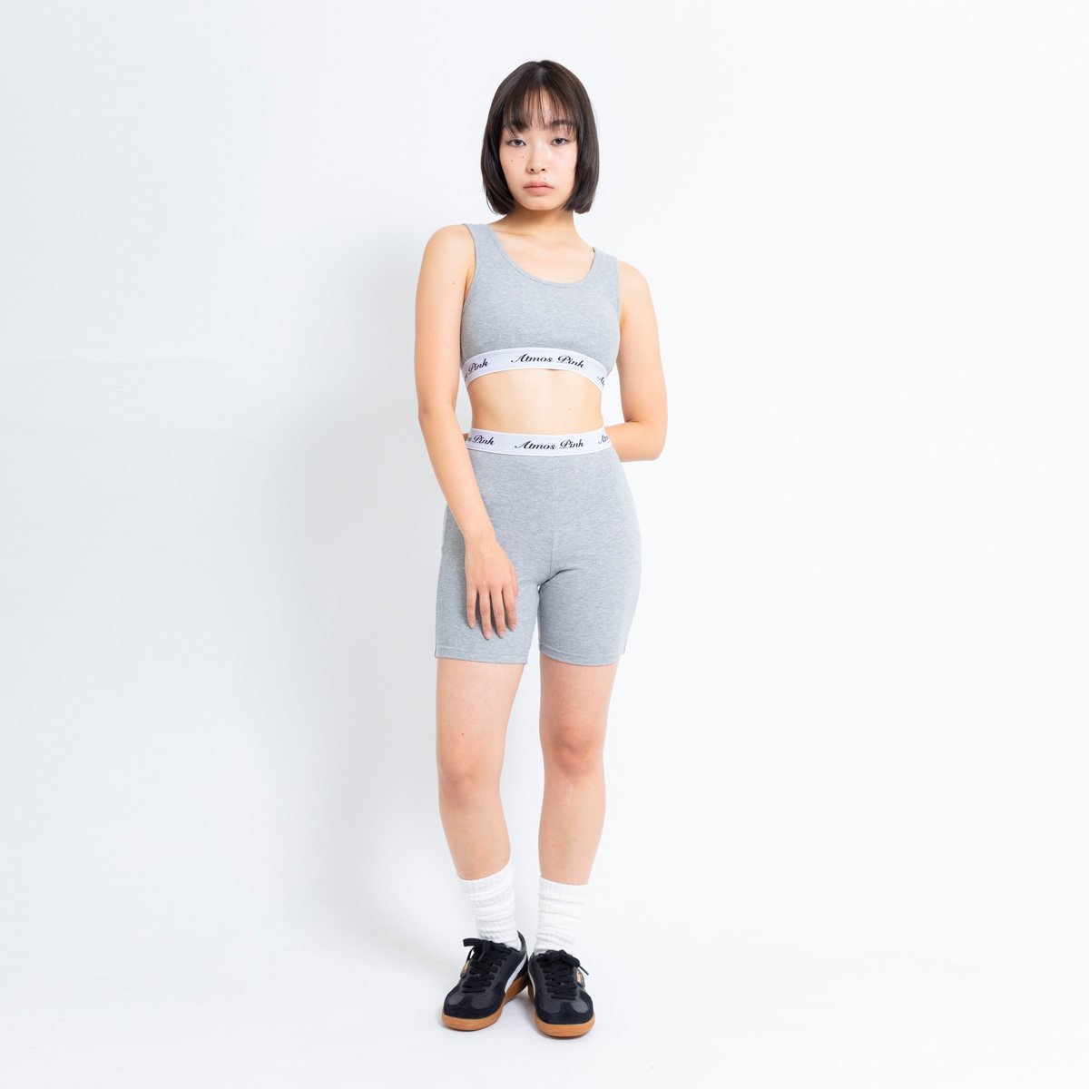 atmos pink atmos pink Basic inner wear GRAY アトモス トップス ノースリーブ・タンクトップ グレー