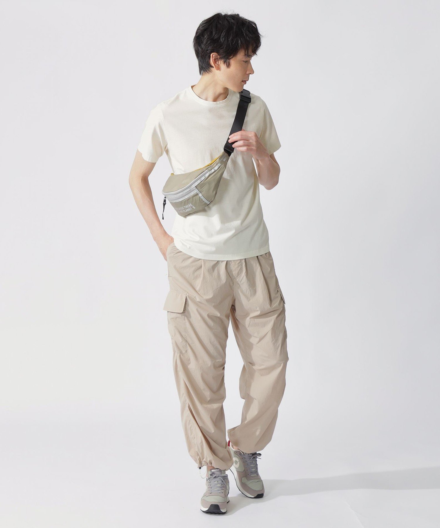 LEON Tシャツ / LEON T-SHIRTS MAN エコアルフ トップス カットソー・Tシャツ ホワイト
