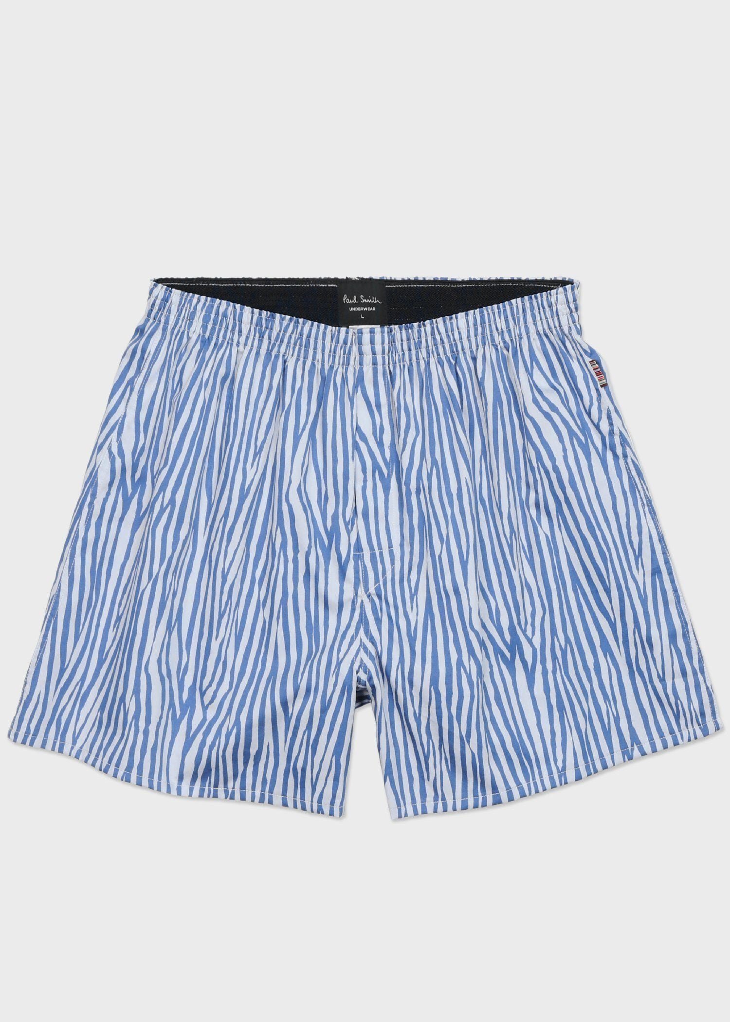 Paul Smith "Crayon Stripe" トランクス ポール・スミス インナー・ルームウェア ボクサーパンツ・トランクス ブルー ネイビー【送料無料】
