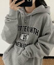 DEVICE select カレッジロゴ オーバーサイズ スウェット パーカー フーディー メンズ レディース デバイス トップス パーカー・フーディー グレー
