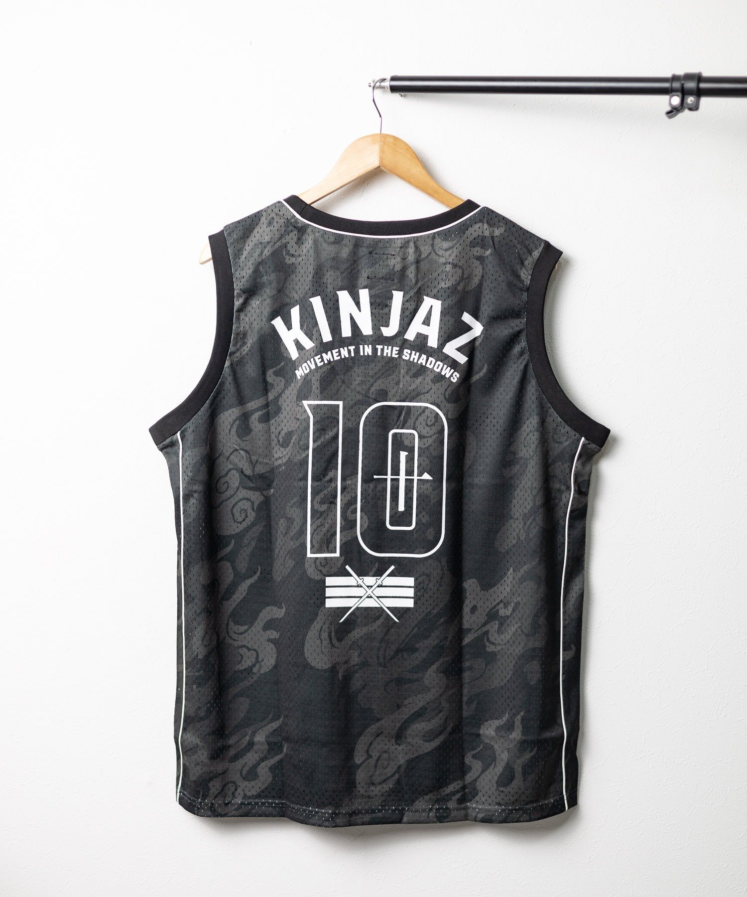 realize select 【KINJAZ】MESH Basket Shirt レアリゼ トップス カットソー・Tシャツ ブラック