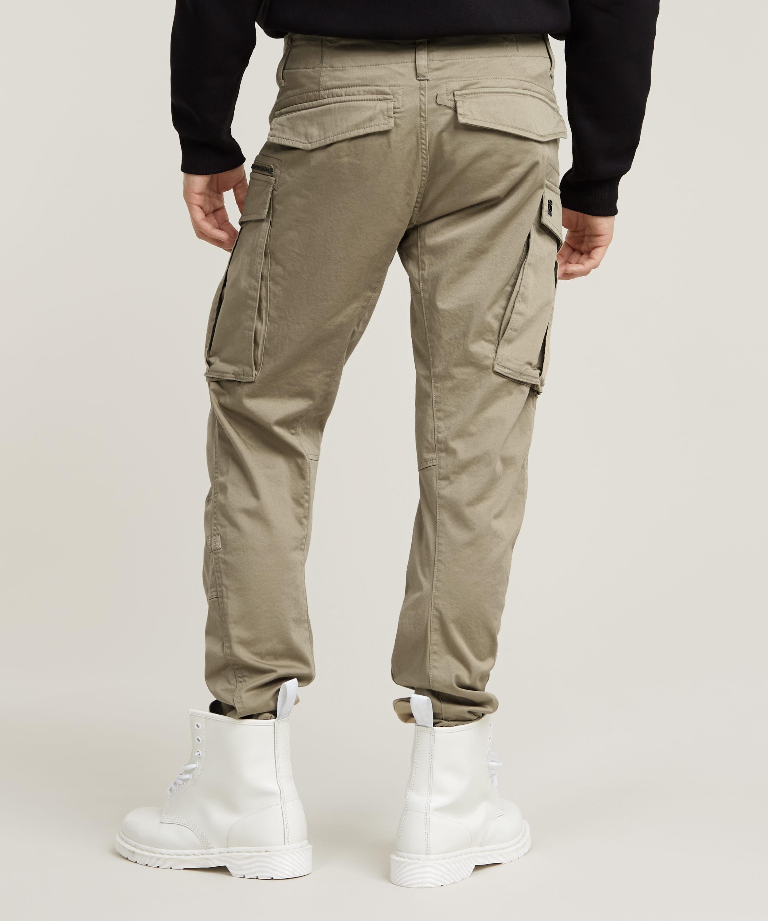 【公式ショップ】ROVIC ZIP 3D REGULAR TAPERED PANTS/立体裁断レギュラーテーパードカーゴパンツ ジースターロゥ パンツ カーゴパンツ ベージュ