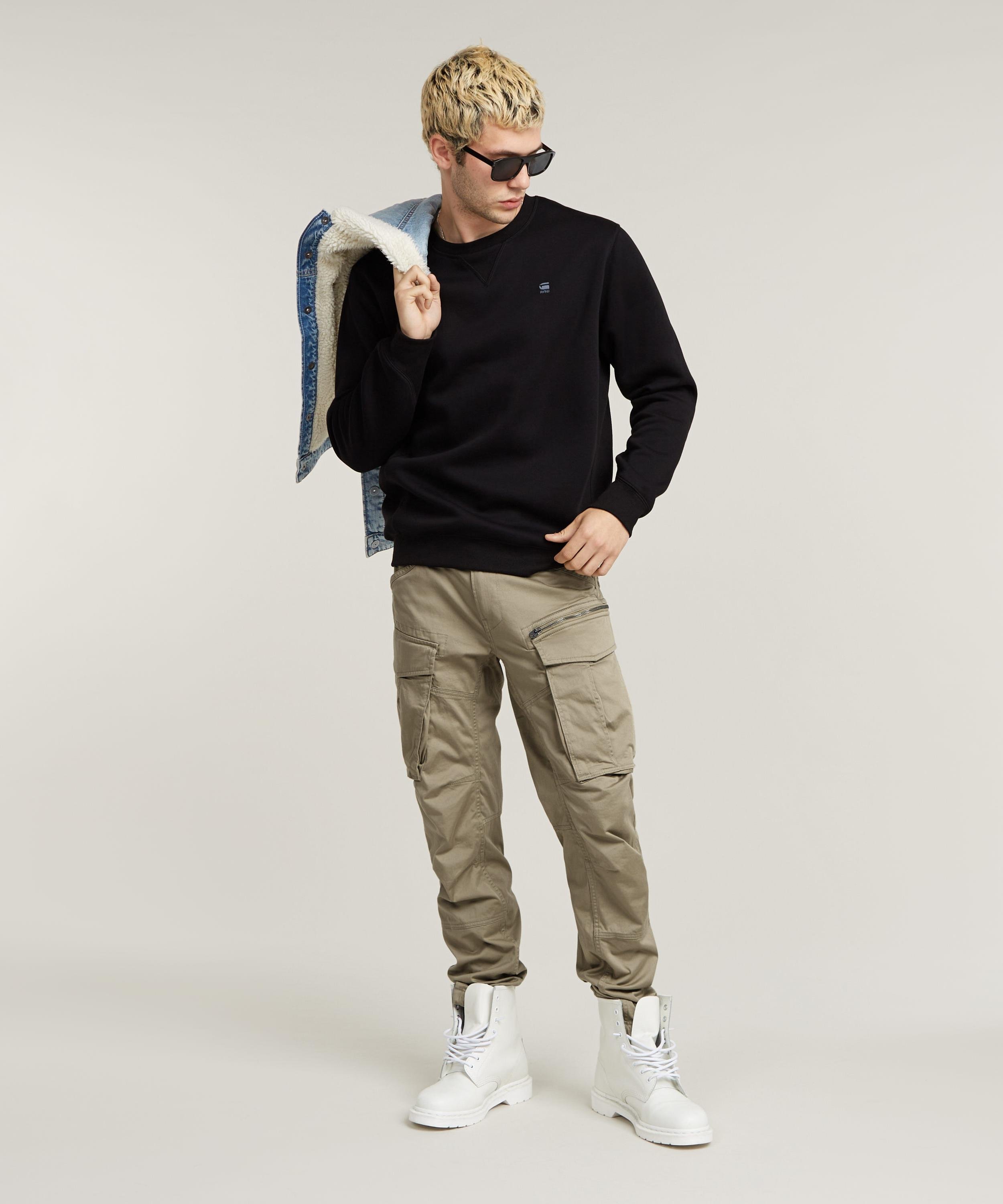 【公式ショップ】ROVIC ZIP 3D REGULAR TAPERED PANTS/立体裁断レギュラーテーパードカーゴパンツ ジースターロゥ パンツ カーゴパンツ ベージュ