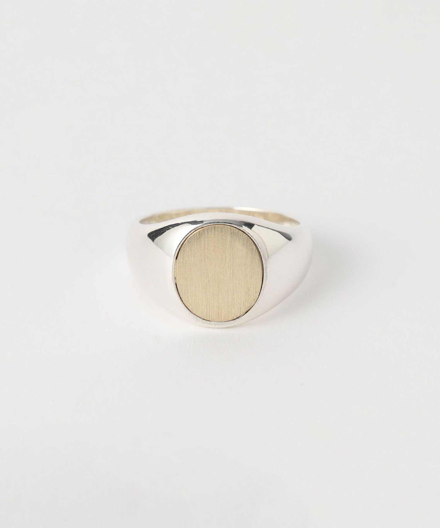 BEAUTY&YOUTH UNITED ARROWS SILVER925 x BRASS シグネット リング ビューティー＆ユース　ユナイテッドアローズ アクセサリー・腕時計 リング・指輪【送料無料】