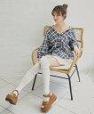 【SALE/50%OFF】MAJESTIC LEGON 2wayミディチェックシャツ マジェスティックレゴン トップス シャツ・ブラウス レッド ピンク ネイビー