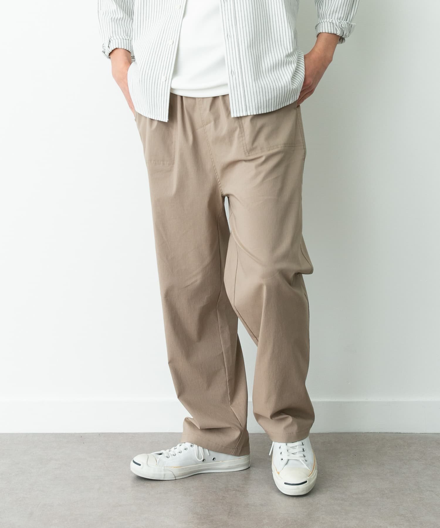 Sonny Label ハイスペイージーベイカーパンツ サニーレーベル パンツ その他のパンツ グレー ベージュ ブラック